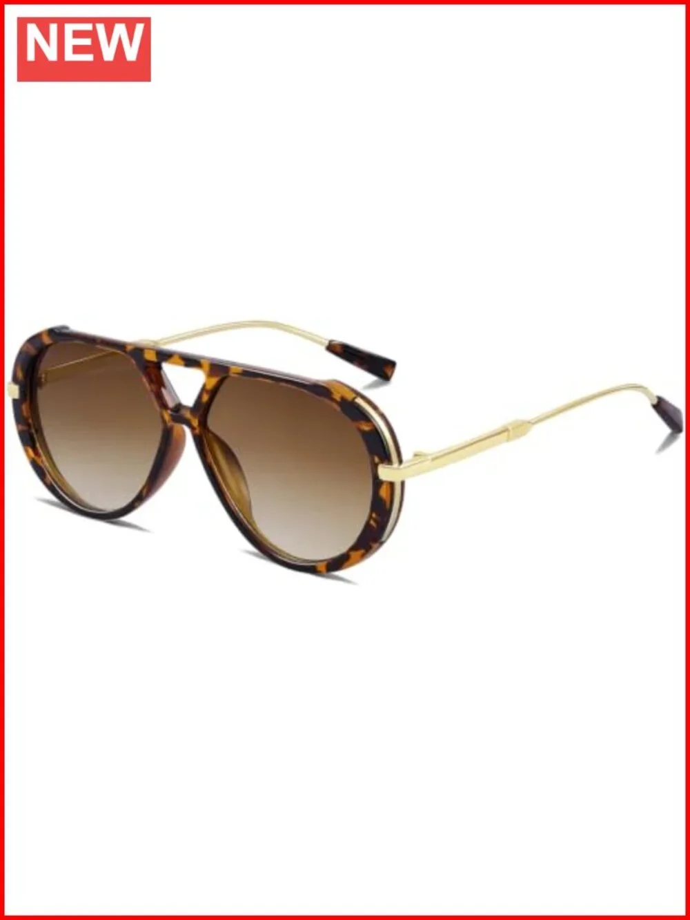 Oversized Aviator Sunglasses Retro Pilot Shades Vintage Chunky Large